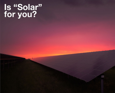 Is “Solar” for you?